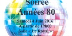 Soirée Années 80 par le canin club